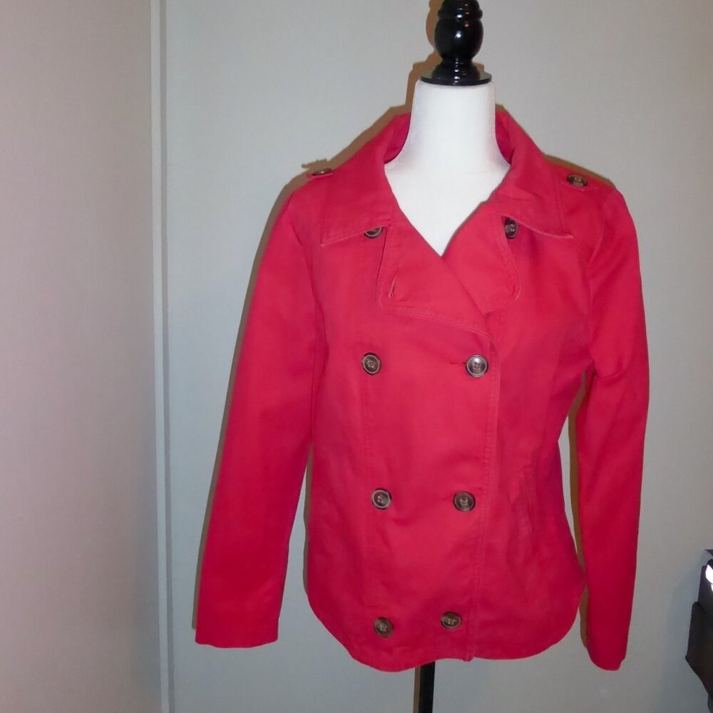 Gap Double Breasted Cotton Blazer, Size L